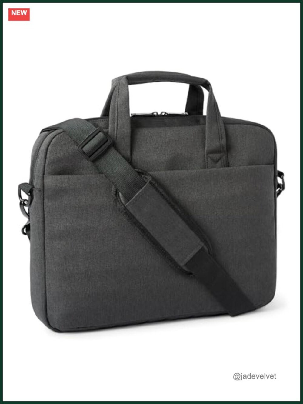 15.6 Inch Laptop Messenger Bag Water Repellent Travel Commuter with Shoulder